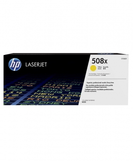 HP 508X High Yield Color LaserJet Toner Cartridge, Yellow (CF362X)